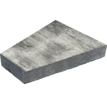 Pavé en béton gris trapézoïdal pour l'aménagement paysager