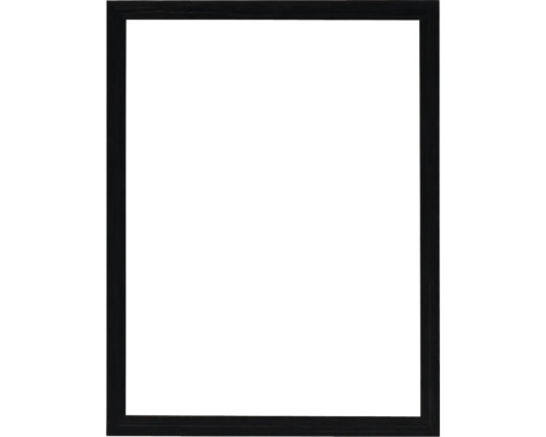 Cadre en bois Newman noir 30x40 cm Cadre photo carré