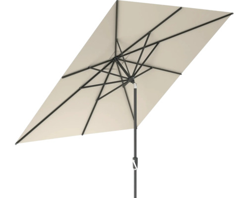 Parasol de jardin rectangulaire avec structure