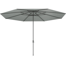 Parasol gris avec mât central