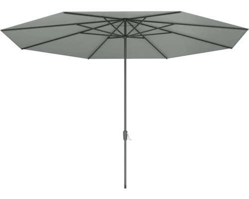 Parasol gris avec mât central