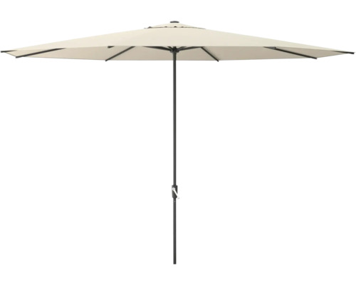 Parasol de jardin avec manivelle et toit de parasol rectangulaire