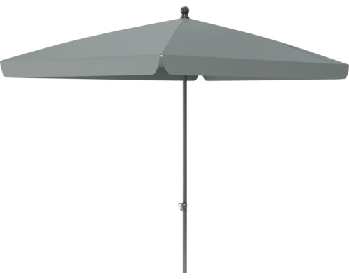 Parasol de jardin gris avec mât central