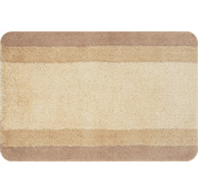 Tapis de bain rectangulaire à rayures