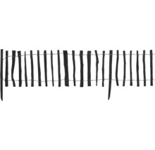 Clôture en bois noire avec fil de fer