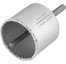 Scie cloche pour carrelage Wolfcraft d'un diamètre de 73 millimètres
