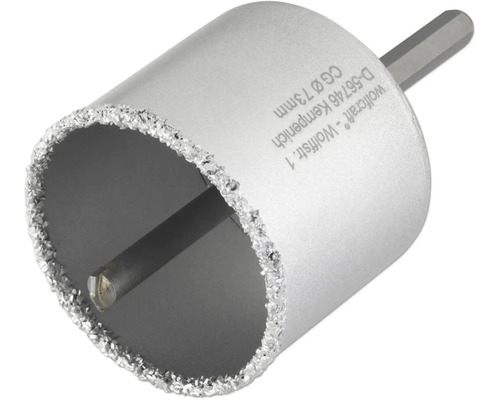Wolfcraft Bohrkrone Hartmetall Ø 73 mm inkl. Schaft, Bohrer