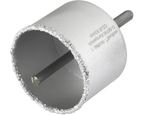 Scie cloche à carrelage Wolfcraft, diamètre 83 millimètres