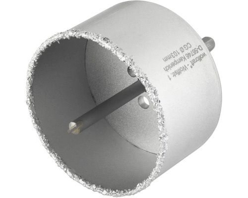 Wolfcraft Couronne métal dur Ø 103 mm y compris tige, foret Scie cloche de 103 millimètres de diamètre