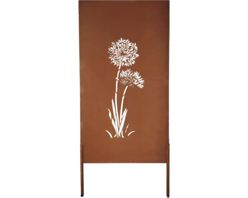 Gartenzaun mit Pflanzendesign