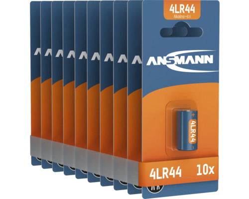 Ansmann 4LR44 Alkaline Batterien, 6 Volt, 10er-Pack