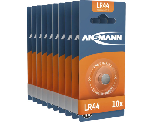 Ansmann LR44 Alkaline Batterien, 10er Pack