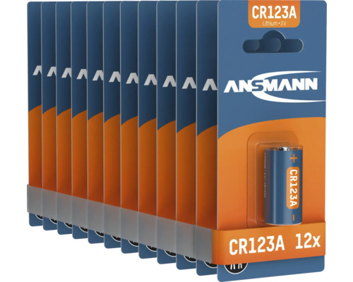 Ansmann CR123A Lithium Batterie, 12er Pack