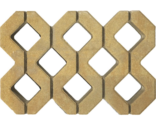 Dalle alvéolée en béton avec évidements carrés