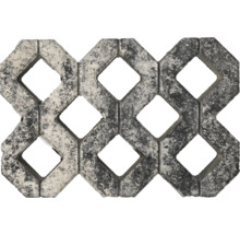 Dalle alvéolée en béton avec motif losanges