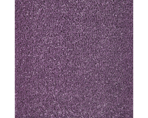 Spannteppich Velours Ines lila FB45 400 cm breit (Meterware) Nahaufnahme eines Teppichs