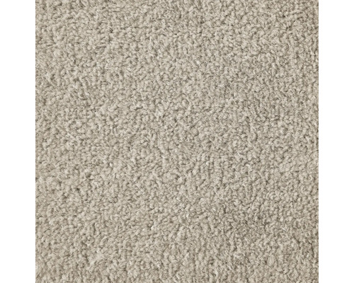 Spannteppich Velours Ines beige FB91 400 cm breit (Meterware) Nahaufnahme von Teppichboden