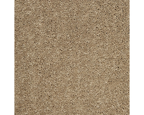 Spannteppich Shaggy Proteus Econyl® graubeige FB39 400 cm breit (Meterware) Nahaufnahme eines Teppichs