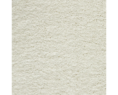 Spannteppich Shaggy Proteus Econyl® weiß FB03 400 cm breit (Meterware) Nahaufnahme eines Teppichs