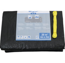 Bâche de protection 4 m x 5 m avec corde