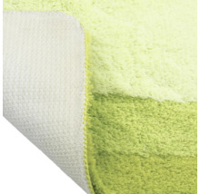 Vue détaillée d'un tapis de bain avec dessous antidérapant