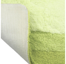 Detailansicht einer Badematte mit rutschfester Unterseite