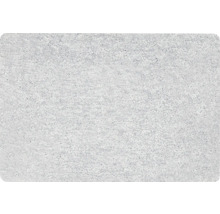 Tapis de bain rectangulaire à poils