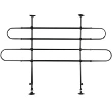 Grille de séparation pour chien réglable pour coffre de voiture