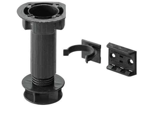 Möbelfuß mit Befestigungsmaterial