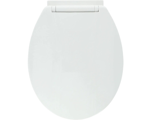 Couvercle de toilette en plastique, fermé