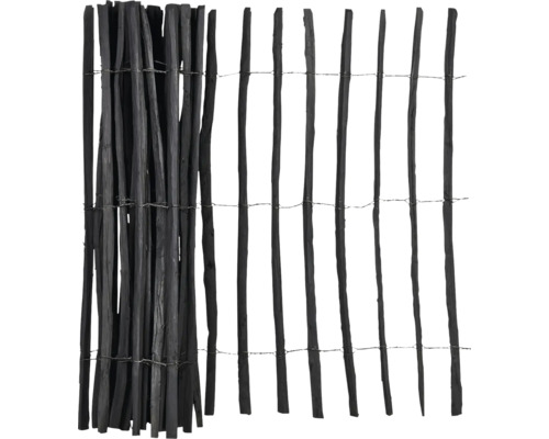 Clôture à lattes 500 x 120 cm anthracite Éléments de clôture en bois pour l'intimité