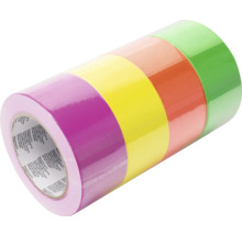 Un rouleau de ruban isolant de différentes couleurs