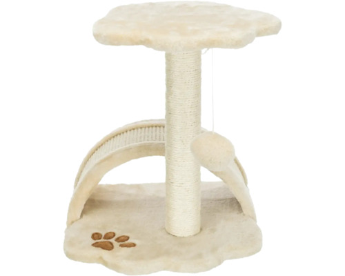 Arbre à chat avec surfaces de couchage, tronc à griffer et jouet