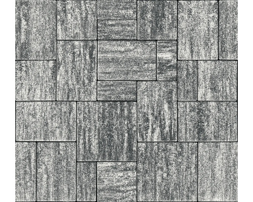 Pavés autobloquants en béton selon le modèle de pose