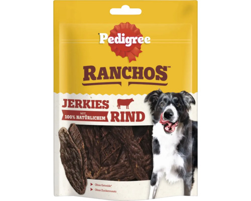 Pedigree Ranchos Jerkies mit 100 Prozent natürlichem Rind für Hunde