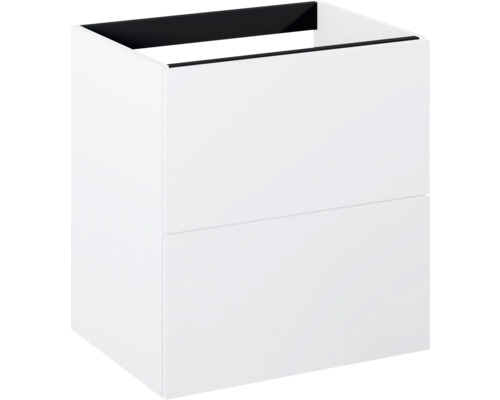 Weisser Waschtischunterschrank mit zwei Schubladen