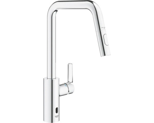 Mitigeur de cuisine Grohe avec capteur Start chrome Robinet de cuisine avec douchette extractible