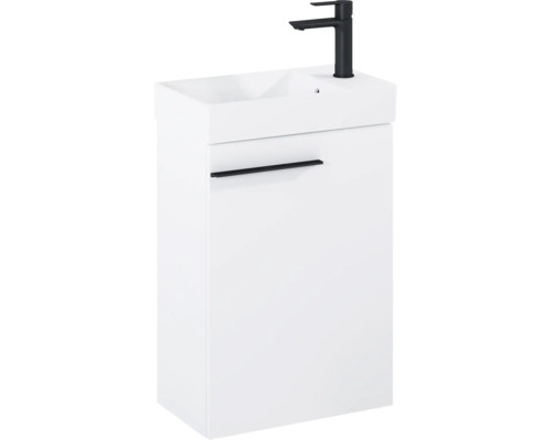 Meuble sous-lavabo avec robinet
