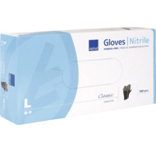 Emballage de gants d'examen médicaux en nitrile Abena non poudrés
