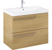 Waschtischunterschrank mit zwei Schubladen und Waschbecken