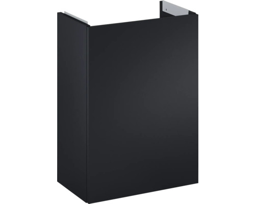 Meuble sous-lavabo noir pour salle de bains