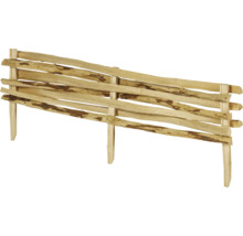 Panneau de clôture en bois naturel