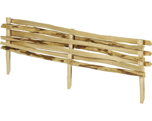 Panneau de clôture en bois naturel