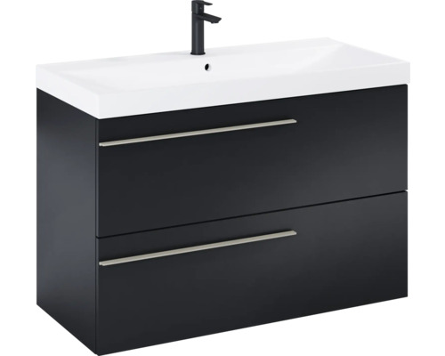 Meuble sous-lavabo avec lavabo et robinet