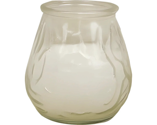 Glasbehälter mit floralem Dekor