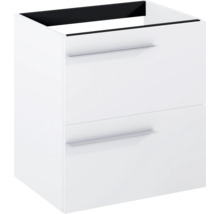 Weisser Waschbeckenunterschrank mit zwei Schubladen
