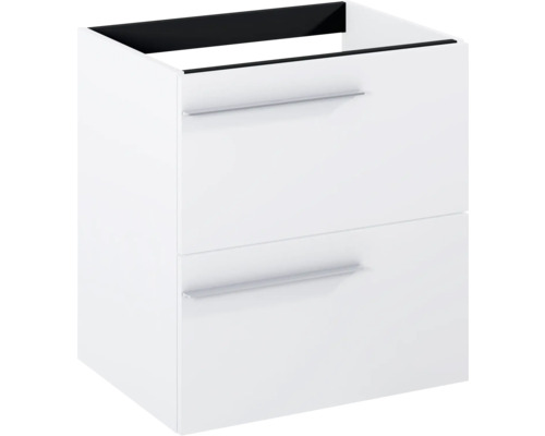 Weisser Waschbeckenunterschrank mit zwei Schubladen
