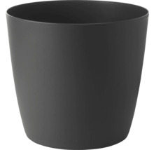 Pot de fleurs gris en plastique