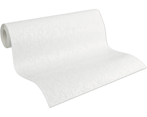 Rouleau de papier peint à fibres brutes blanc