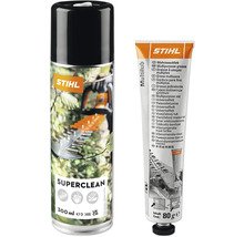 Stihl Superclean spray nettoyant et tube de graisse multi-usage